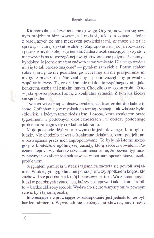 Reguły sukcesu. Seria: Psychologia i wiara - Klub Książki Tolle.pl