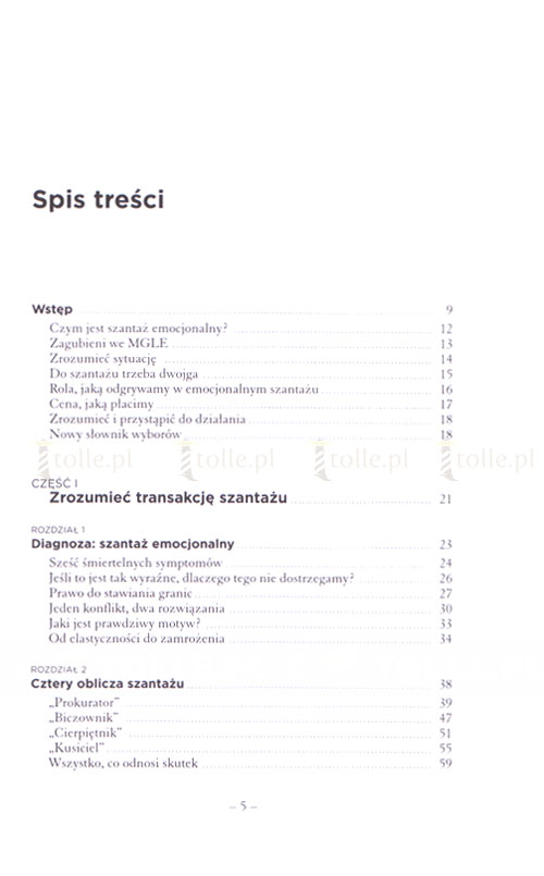 Szantaż emocjonalny. Jak się obronić przed manipulacją i wykorzystaniem - Klub Książki Tolle.pl