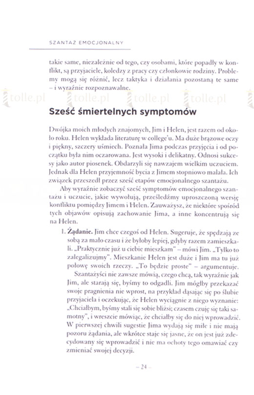 Szantaż emocjonalny. Jak się obronić przed manipulacją i wykorzystaniem - Klub Książki Tolle.pl