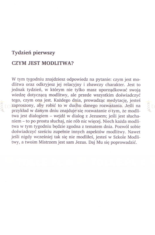 Szkoła modlitwy. Podręcznik formacyjny - Klub Książki Tolle.pl