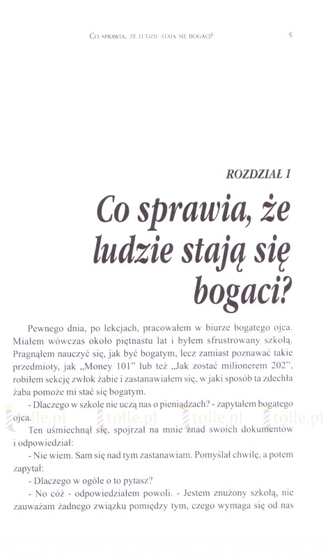 Szkoła biznesu. Seria: Bogaty ojciec - Klub Książki Tolle.pl