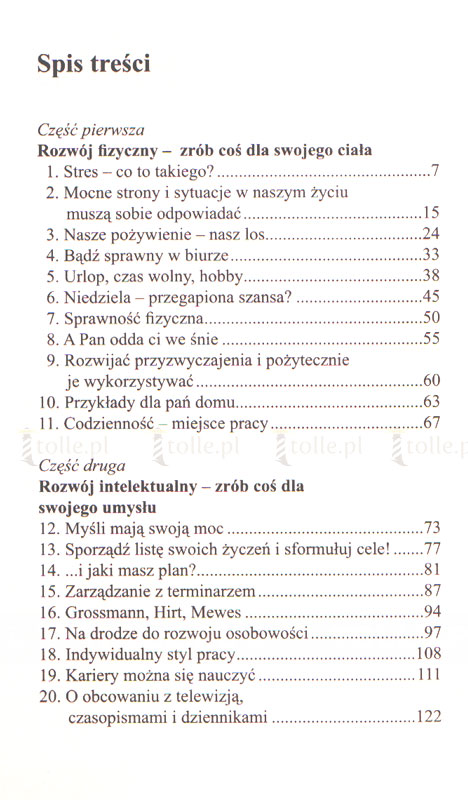 Sztuka zarządzania samym sobą - czyli jak sprawić by stres pracował dla ciebie - Klub Książki Tolle.pl