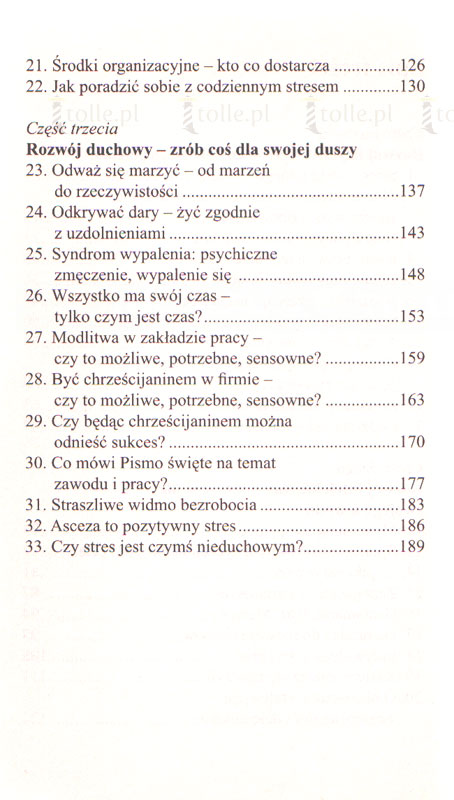 Sztuka zarządzania samym sobą - czyli jak sprawić by stres pracował dla ciebie - Klub Książki Tolle.pl