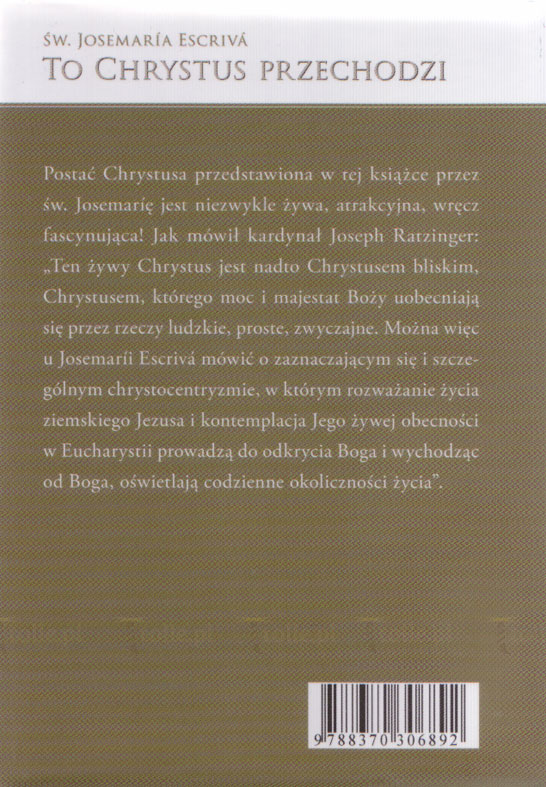 To Chrystus przechodzi - Klub Książki Tolle.pl