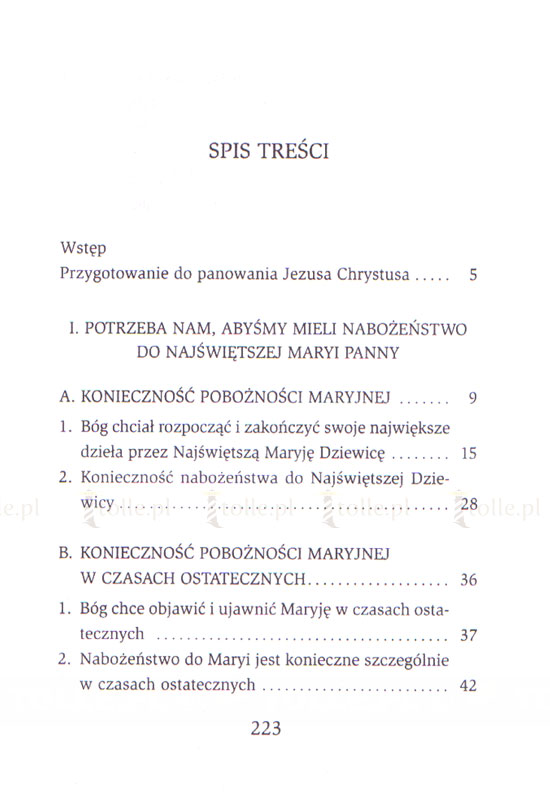 Traktat o prawdziwym nabożeństwie do Najświętszej Maryi Panny - Klub Książki Tolle.pl