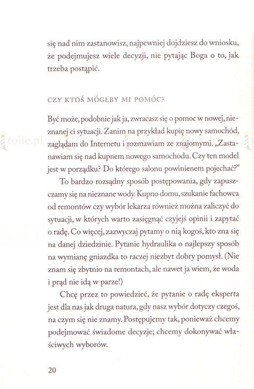 Wiara, nadzieja i podejmowanie decyzji czyli jak rozeznawać wolę Bożą - Klub Książki Tolle.pl