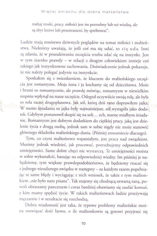 Więcej Śmiechu dla dobra małżeństwa. Zabawny! Praktyczny! Szczery, czasami aż do bólu! - Klub Książki Tolle.pl