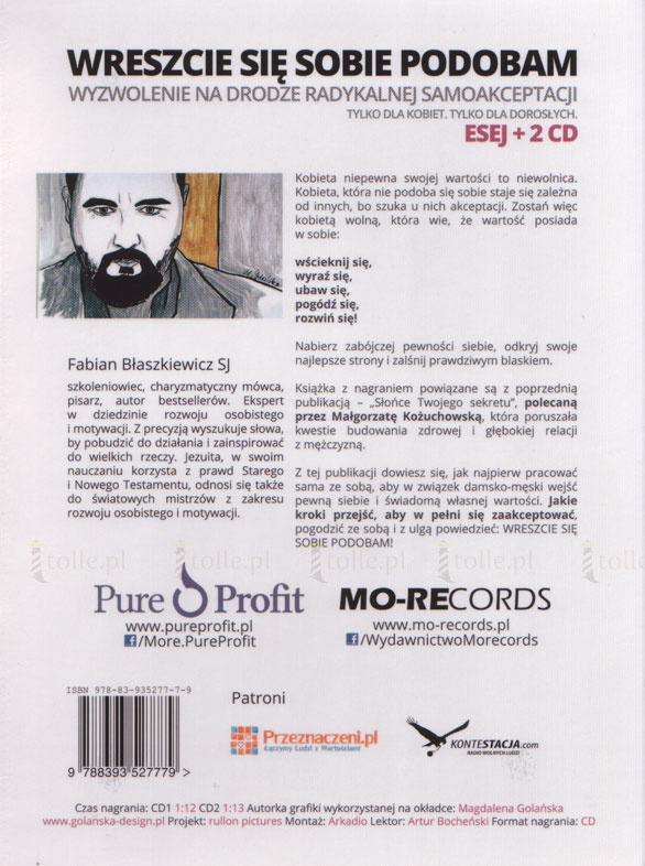 Wreszcie się sobie podobam. Wyzwolenie na drodze radykalnej samoakceptacji (książka + 2CD) - Klub Książki Tolle.pl