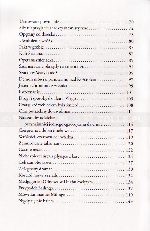 Wspomnienia egzorcysty. Moje życie w walce z Szatanem - Klub Książki Tolle.pl