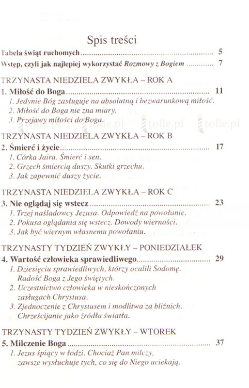 Rozmowy z Bogiem. Tom IV: Okres zwykły, Tygodnie XIII-XXIII - Klub Książki Tolle.pl