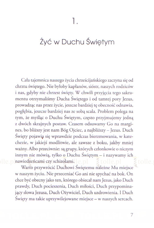 Żyć w Duchu Świętym. Rekolekcje charyzmatyczne - Klub Książki Tolle.pl