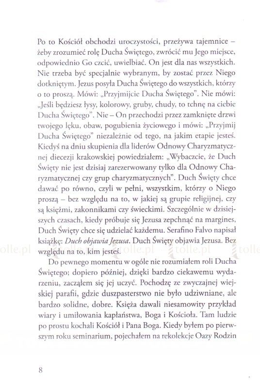 Żyć w Duchu Świętym. Rekolekcje charyzmatyczne - Klub Książki Tolle.pl