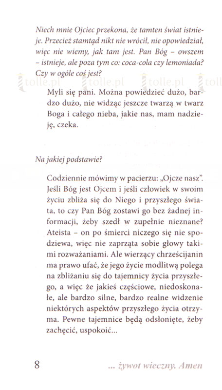 ... żywot wieczny. Amen - Klub Książki Tolle.pl
